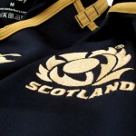 Scottish Rugby logo and collar detail