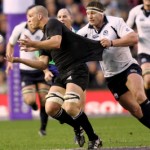 New Warrior Angus Macdonald in action for New Zealand- courtesy of Glasgow Warriors