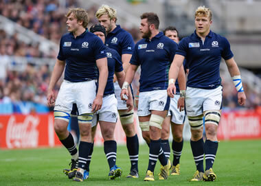 The Scotland pack march on - pic © Al Ross