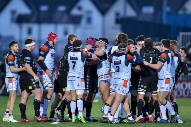 Glasgow v Edinburgh fight