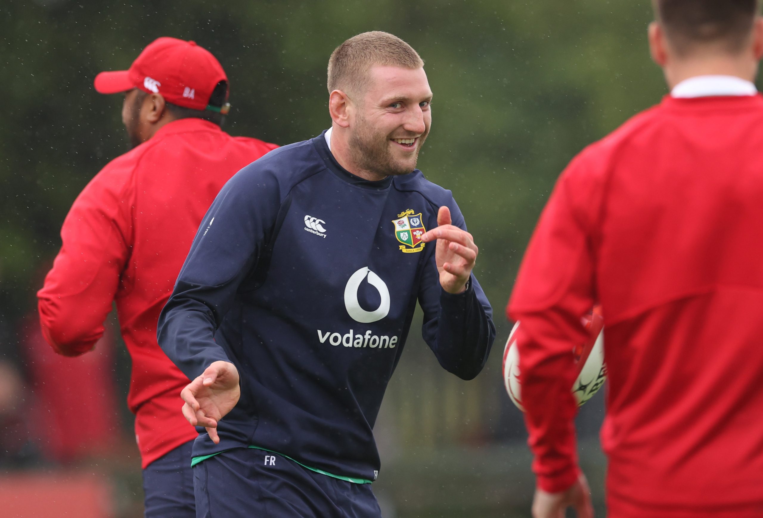 Finn Russell training with the Lions